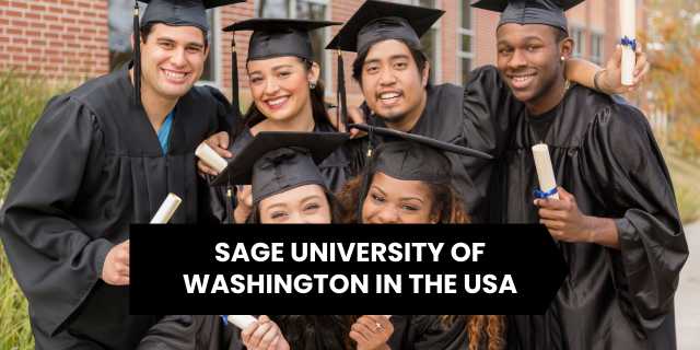 Sage University of Washington in the USA
